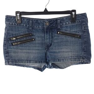 American Eagle Women's Size 6 Blue Cotton Denim Shorts